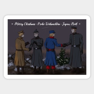 Hetalia Christmas Truce Sticker